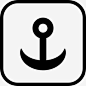 港口的标志图标矢量图标 运输 车辆 船锚 船 航海 码头 png免抠图片 设计素材 88icon图标免费下载