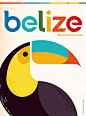 "Belize Vintage Travel Poster" in Travel : Belize Vintage Travel Poster