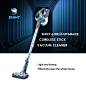 Shiny XL-618E/8 Handheld Wireless Vacuum Cleaner Ultra Lightweight for Hard Floor Pet