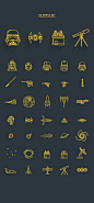 EIGHT LINE ICON SETS : These are 8 different sets of 35 icons which I created for fun and practice. I might do more in the future but I thought I'd release these ones already.As promised after 4000 views. A freebie of all eight icon sets!Enjoy.