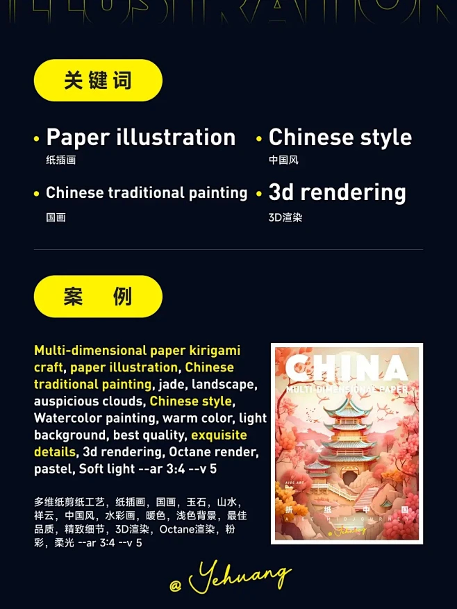 AI绘画 | 折纸中国。世界太大，中国很...