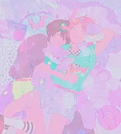 慵懒画风的青春记事|插画分享