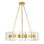 Helios Tall Chandelier - Industrial Transitional Mid-Century / Modern Contemporary Chandeliers - Dering Hall : Buy Helios Tall Chandelier by Zia-Priven - Made-to-Order designer Lighting from Dering Hall's collection of Industrial Transitional Mid-Century 