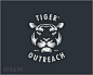 Tiger Outreach老虎logo设计