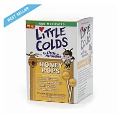 美国代购Little Colds 婴幼儿 儿童 天然蜂蜜止咳棒棒糖 10支