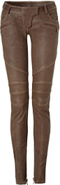 balmain leather pants