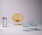 Alexandre Dubreuil设计的简洁圆环座椅