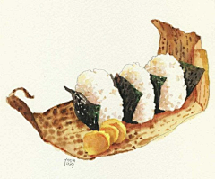 畾中學采集到美食插画