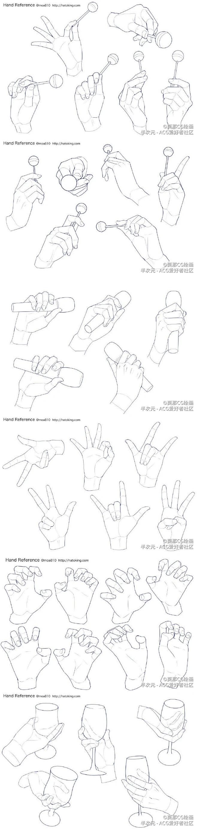 手部动作-花瓣网