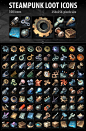 Steampunk Loot Icons