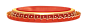 c4d红黄色3D立体圆台舞台展台台面png (6)