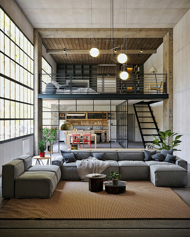 Stunning Profitable Apartment Mezzanine Designs image