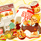Ramen Room美食插画BY SARAH GO