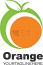 orange fruit icon logo
