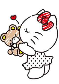 【米图网-52mitu.com】hellokitty 插画 手绘 动漫 可爱 卡通 动物 猫hellokitty