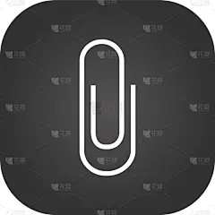 分离着色,回形针,图标,按钮,股票,商务,电子邮件,活页夹,爱,提示