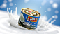 Ayam Brand brand CGI Coconut depth of field gold Liquid Simulation milk product tin can