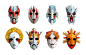 Masks of gods by masacrar on deviantART