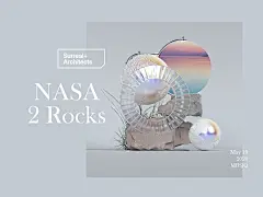 超现实主义+建筑师|  2 Rocks品牌插图海报类型octanerender网站空间美国航空航天局超现实电影院4D Cinema4D辛烷值