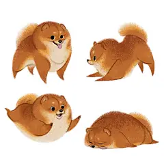 美国插画师 Natalie Murrow 一组可爱的狗狗插画

 natalie-murrow.com ​ ​​​​