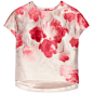 Lela Rose Floral-print wool and silk-blend shantung top