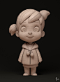 Little Princess, David Barrero : Cg model based on a design by Anderson Mahanski http://andersonmahanski.deviantart.com/