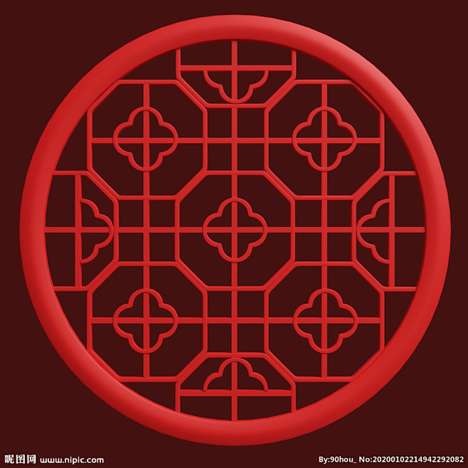 90hou 中国风 传统 中国元素 窗花...