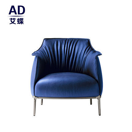 艾蝶 现代简约沙发椅设计师休闲椅售楼部接...