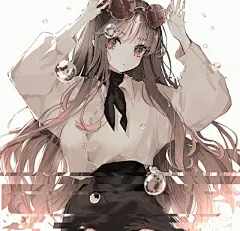 来自日本插画师的一组人物造型唯美的插画作品！画风相当养眼！