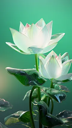 荷花素材图AI图