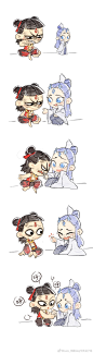 藕饼超话 #哪吒之魔童降世# 我来了，磕小男孩怎么能没有幼儿画报选手

敖丙是小孩子形态，因为我想画
龙尾巴也是，我，我想画 ​​​​
