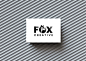 FOX Fox Logo Fox Sports Logo Design Logotype branding  brand identity Graphic Designer Brand Design logo