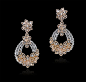 Dazzaling #floral #baubles in #rose tones and #diamonds by #MaheshNotandass