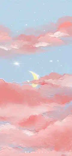 cr.微博@谷雨芽郁__200905_风景 油画 质感 手机壁纸