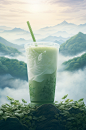 AI数字艺术春季春天奶茶摄影图-众图网