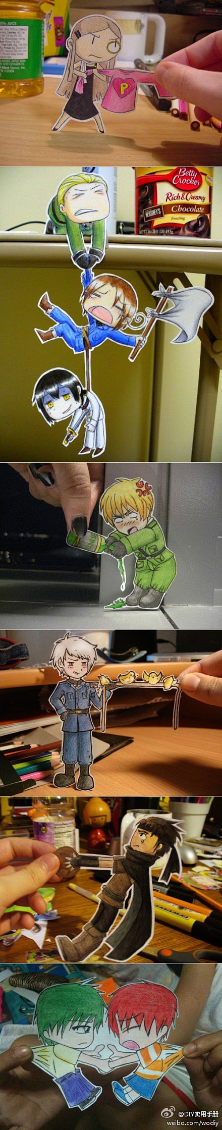 【有趣的纸片小人】小时候我们总希望自己可...