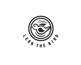 标志说明：莱昂鸟品牌服饰logo设计欣赏...