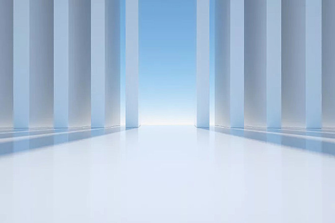 3D现代抽象简洁空间背景图片素材