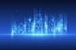 Digital city background