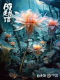 prompt:
Forest of giant magical flowers, giant objects, faerie-like creatures giant flowers, exotic creatures flowers, beautiful blooms, crystalline petals, enchanted and noble, in a forest of enchantment, elevation, first view, oppression, metallic sheen