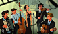 Ménilmontant - French Jazz/Swing : Do you like Jazz/Swing music?? Because I do! This music always get's me very happy and inspired. The melody that particulary inspired me to draw this it's call "Ménilmontant" and the band you see here It's &