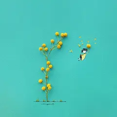 搭配身边小物，“造”出可爱小世界 : 来自西班牙视觉艺术家Jesuso Málaga 喜欢用身边的小物件，画出一个暖心的小世界，每一张画作仿佛都在诉说着一个小故事~
#青提设计生# #创意#