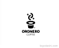 ORONERO咖啡馆--logo大师