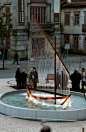 Amazing Sculptural Boat Fountain