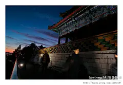 北京夜景： 景山、故宫