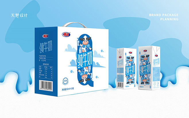 |成功案例|利乐砖纯牛奶饮品包装设计-古...