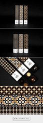 Vosges Chocolate truffles packaging designed by Kajsa Klaesén - http://www.packagingoftheworld.com/2015/09/vosges-student-project.html: 