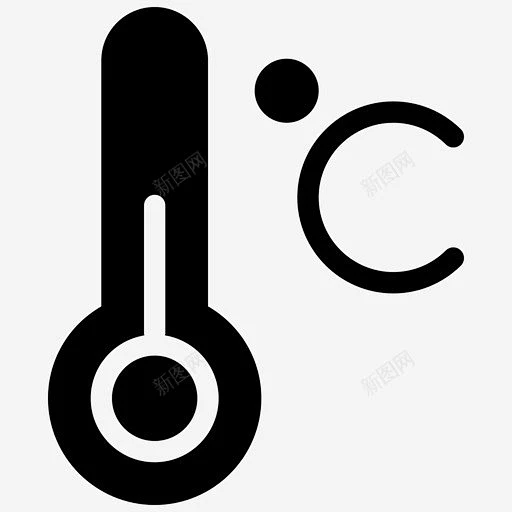 摄氏度夏普形状图标 温度计 icon 标识 标志 UI图标 设计图片 免费下载 页面网页 平面电商 创意素材-花瓣网