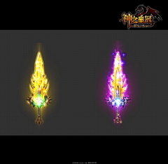 月痕之影采集到武器特效