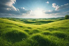 小草大自然摄影图